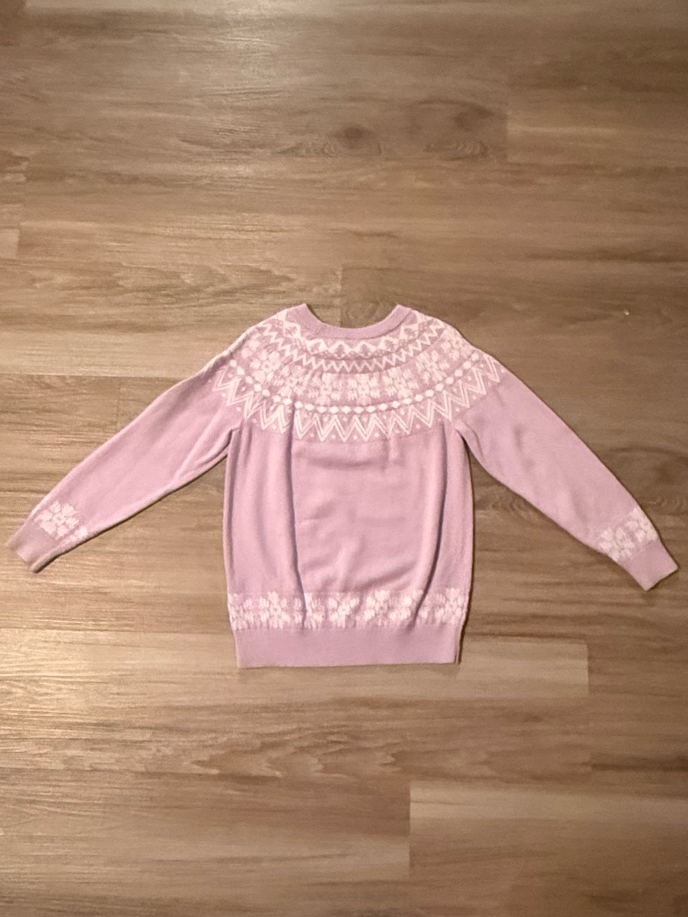 Light Purple Fair Isle Sweater - Picture 2 of 3